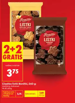 Biedronka Ciastka listki Bonitki oferta