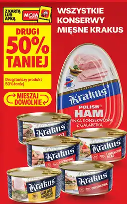 Biedronka Wszystkie konserwy mięsne Krakus oferta