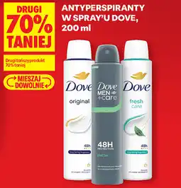 Biedronka Antyperspiranty w spray'u Dove oferta