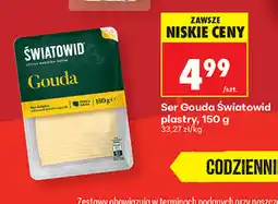 Biedronka Ser Gouda Światowid plastry oferta
