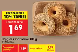 Biedronka Bajgiel z ziarnami oferta