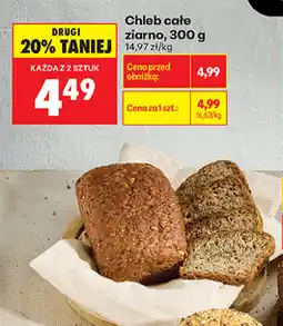 Biedronka Chleb całe ziarno oferta