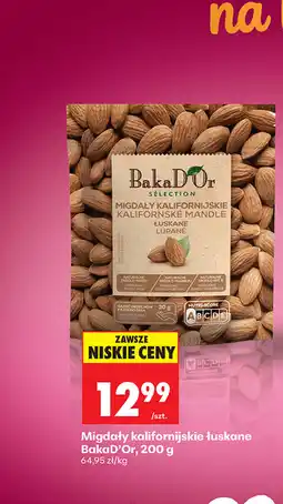 Biedronka Migdały kalifornijskie łuskane BakaD'Or oferta