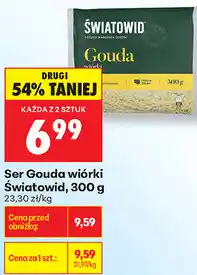 Biedronka Ser Gouda wiórki Światowid oferta