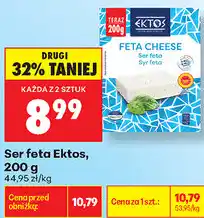 Biedronka Ser feta Ektos oferta