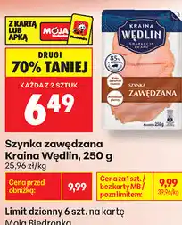 Biedronka Szynka zawędzana Kraina Wędlin oferta