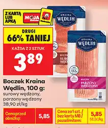 Biedronka Boczek Kraina Wędlin: surowy wędzony, parzony wędzony oferta