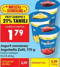 Biedronka Jogurt owocowy Jogobella Zott oferta
