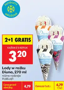 Biedronka Lody w rożku Diuna oferta