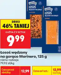 Biedronka Łosoś wędzony na gorąco Marinero oferta