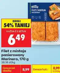 Biedronka Filet z mintaja panierowany Marinero oferta