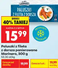 Biedronka Paluszki z fileta z dorsza panierowane Marinero oferta