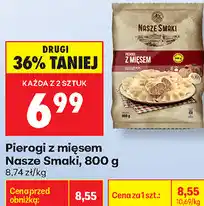 Biedronka Pierogi z mięsem Nasze Smaki oferta