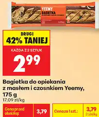 Biedronka Bagietka do opiekania z masłem i czosnkiem Yeemy oferta