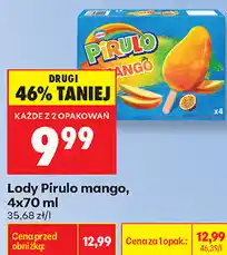 Biedronka Lody Pirulo mango oferta