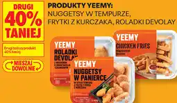 Biedronka Produkty Yeemy: nuggetsy w tempurze, frytki z kurczaka, roladki devolay oferta