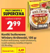 Biedronka Kostki bulionowe Winiary Królewski oferta