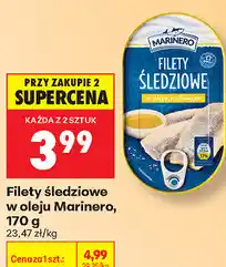 Biedronka Filety śledziowe w oleju Marinero oferta