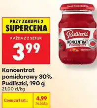 Biedronka Koncentrat pomidorowy 30% Pudliszki oferta