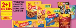 Biedronka Wszystkie paluszki, precelki i krakersy Lajkonik oferta