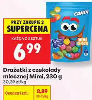 Biedronka Drażetki z czekolady mlecznej Mimi Candi oferta