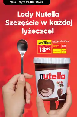 Biedronka Lody Nutella oferta
