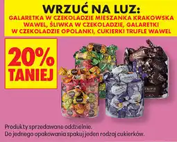 Biedronka Słodycze na wagę Wawel (Mieszanka Krakowska, Śliwka w czekoladzie, Opolanki, Trufle) oferta