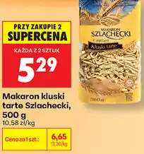Biedronka Makaron kluski tarte Szlachecki oferta
