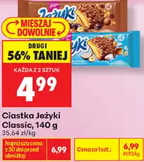 Biedronka Ciastka Jeżyki Classic oferta