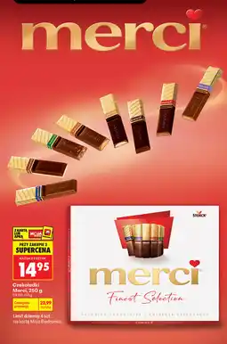Biedronka Czekoladki Merci Finest Selection oferta