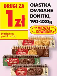 Biedronka Ciastka owsiane Bonitki oferta