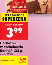 Biedronka Herbatniki w czekoladzie Bonitki oferta