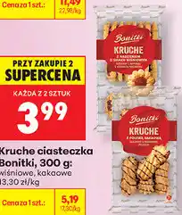 Biedronka Kruche ciasteczka Bonitki oferta