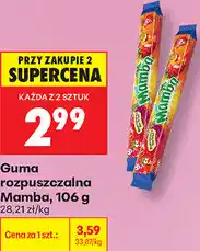 Biedronka Guma rozpuszczalna Mamba oferta