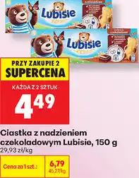 Biedronka Ciastka z nadzieniem czekoladowym Lubisie oferta