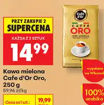 Biedronka Kawa mielona Cafe D'Or Oro oferta