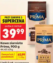 Biedronka Kawa ziarnista Prima oferta