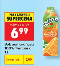 Biedronka Sok pomarańczowy 100% Tymbark oferta