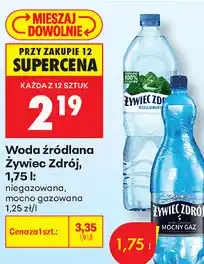 Biedronka Woda źródlana Żywiec Zdrój oferta