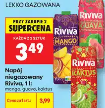 Biedronka Napój niegazowany Riviva oferta