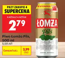 Biedronka Piwo Łomża Pils oferta
