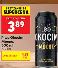 Biedronka Piwo Okocim Mocne oferta
