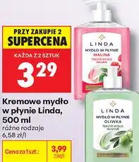 Biedronka Kremowe mydło w płynie Linda oferta