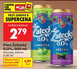 Biedronka Piwo Žatecký 0,0% oferta