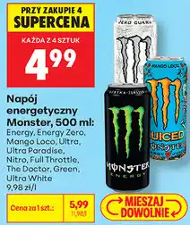 Biedronka Napój energetyczny Monster oferta