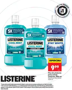 Biedronka Płyn do płukania jamy ustnej Listerine oferta