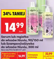 Biedronka Serum lub mgiełka do włosów Niuviu, 90/150 ml lub Szampon/odżywka do włosów Niuviu oferta
