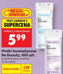 Biedronka Płatki kosmetyczne Be Beauty, 100 szt oferta