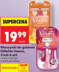 Biedronka Maszynki do golenia Gillette Venus, 3 lub 6 szt oferta