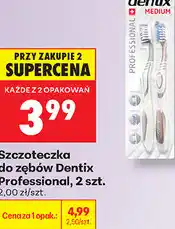 Biedronka Szczoteczka do zębów Dentix Professional, 2 szt oferta